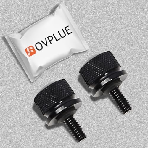 FOVPLUE Quick-Release Fender Seat Hardware Kit for Harley FLT Touring - color: BLACK BOLTS