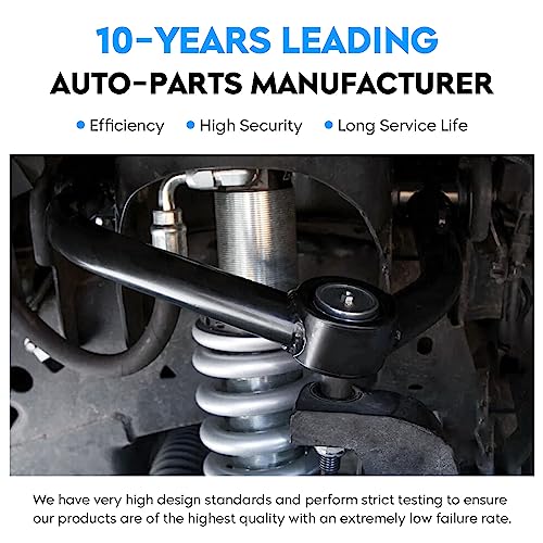 Front Control Arms w/Ball Joint for 99-06 Chevy Silverado/GMC Sierra 1500 4WD AWD (Front Torsion Bar Suspension), 02-06 Cadillac Escalade/EXT, 00-06 Suburban 1500 Tahoe Yukon, End Link Suspension Kit