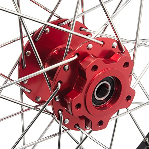 TOFR CNC 16"x1.85" Rear Wheel Rim Hub for Sur-Ron Light Bee X/S - color: Red, size: 16" Rear
