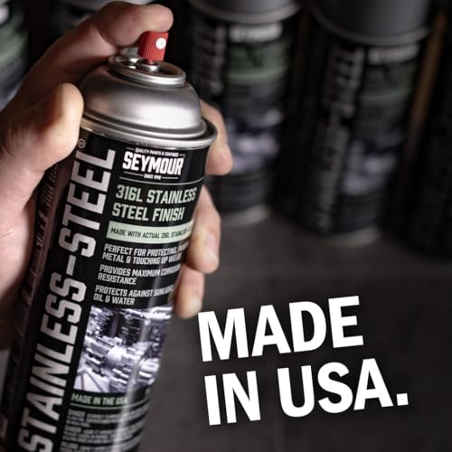 Stainless Steel Rust Protective Spray Paint - STAINLESS STEEL SPRAY 16 Oz. Can, 13 Oz. Net Wt