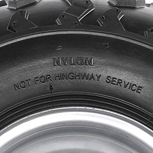 Set of 2 ATV Go Kart Tire 145/70-6 With Rim Tubeless 4PR - size: 2 pcs