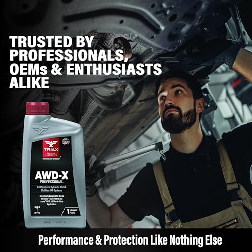 TRIAX AWD-X Professional | Full Synthetic Dual Pump II AWD Fluid Compatible with AWD Dual Pump Systems in Honda & Acura DPSF (1 Quart) (Pack of 2) - size: 1 Quart (Pack of 2)