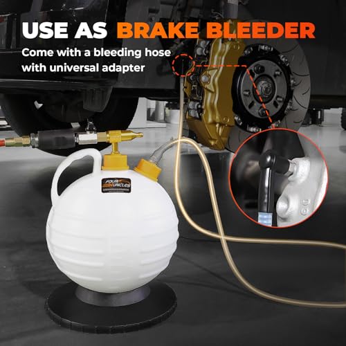 FOUR UNCLES 6L Manual and Pneumatic Oil Extractor Pump