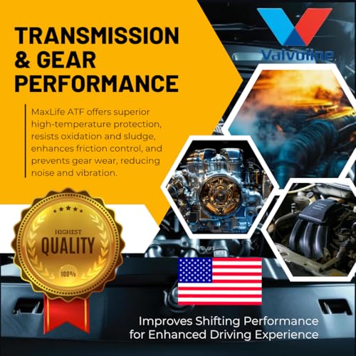 Full Synthetic Automatic Transmission Fluid – 4 Pack (1 Qt Each) | Smooth-Running ATF for Everyday Vehicle Use
