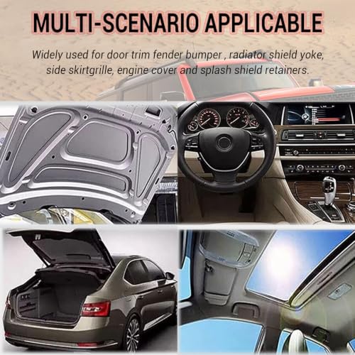 ANTS PART 500 Pcs Auto Car Fender & Bumper Shield Fastener Clips for GM #1605396, 1595864; Chrysler 6030441; Ford 388577S, W705589-S300 - size: 500 Pcs