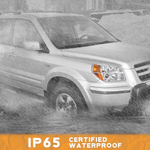 WEELMOTO Headlight for 2006-2008 Honda Pilot LX/EX/EX-L 4Door Sport Utility