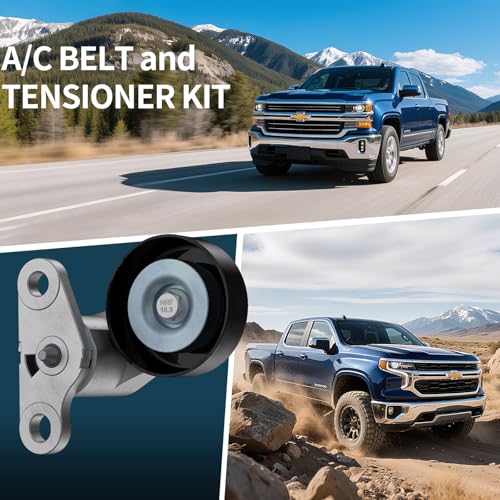 AC Belt Tensioner Kit Fits Chevy Silverado,Tahoe,&GMC Sierra,Yukon - size: 38159