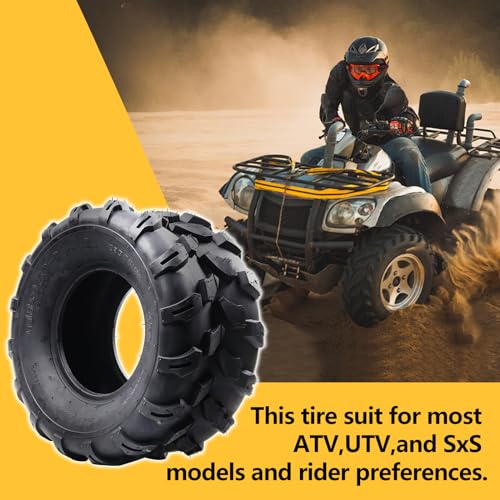 Set of 2 Tires AT18X9.5-8 Tire Heavy Duty ATV All Terrain Off-Road Tires, 18X9.5X8 ATV Tires ATV/UTV Lawn-Mower Tires for Mud Trail Sand, Replacement Tire, 4 PR Tubeless - size: 18X9.50-8