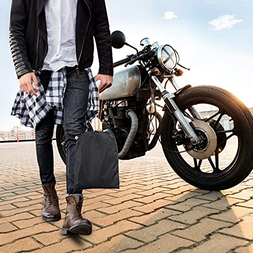 SECELES 300D Heavy Duty Moped Cover Fits up to 72 inch Bike - color: Black, size: M (72" x 33" x 39")