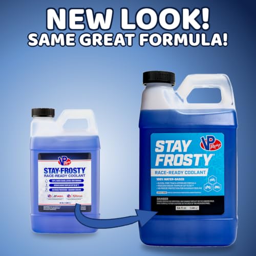 VP Racing Fuels 2301 Stay Frosty Race-Ready Coolant, 64 Ounces (1 Pack) - color: Race-Ready, size: 64 Ounces