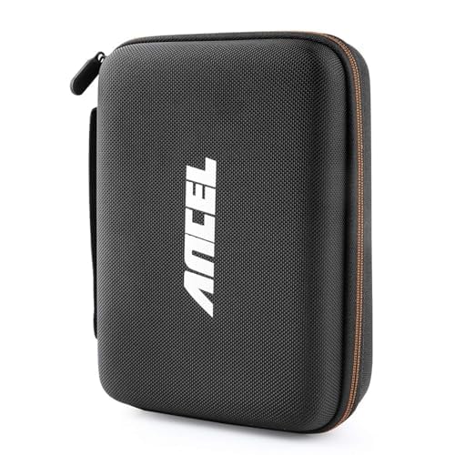 ANCEL Large Protective Case for OBD2 Scanner and Code Reader, Diagnostic Scan Tool Battery Tester, Storage Box (L) Compatible with ANCEL Products - color: Dark Gray