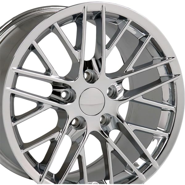 OE Wheels CV08A-17095-5475-54C 17" Replica Wheel CV08A Fits Chevrolet Corvette - C6 ZR1 Rim 17x9.5 Chrome Wheel
