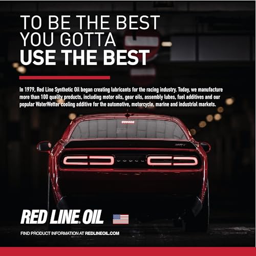 Red Line 42704 80W Synthetic Motorcycle Gear Oil with Shockproof - 1 Quart