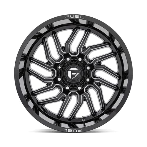FUEL OFF-ROAD D807 HURRICANE 20X10, 5X5.0, 4.79, 18mm GLOSS BLACK MILLED - D80720007547 - color: GLOSS BLACK MILLED, size: 20X10, 5X5.0, 4.79, -18mm