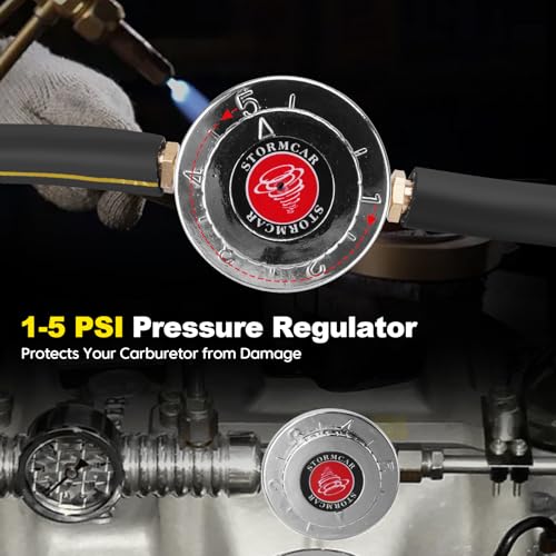 Universal Adjustable 1-5 PSI Carb Fuel Pressure Regulator Kit