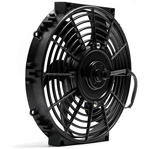 10" Inch 12V Electric Engine Radiator Cooler Fan Reversible 90W Motor Air Puller - color: Single Fan, size: 10" Inch