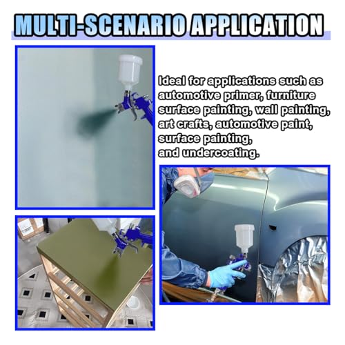 BDZMC Mini HVLP Touch Up Spray Gun with 0.8 mm Nozzle (1.0) - size: 1.0
