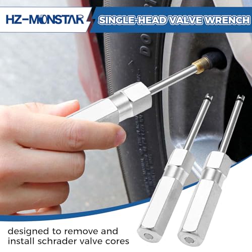 2Pcs Valve Core Removal Tool, Tire Valve Stem Puller Rod Tool