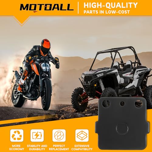 MOTOALL Front Rear Brake pads Set Repalcement for Honda TRX 300EX