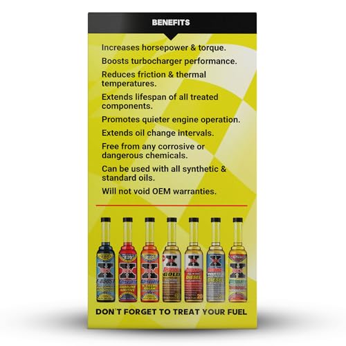 REV X High Performance Oil Additive - 4 fl. oz. (4 Pack)