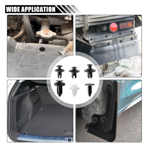 LAINLOY 100PCS Plastic Car Body Trim Clips, Car Bumper Clips - size: 100 Pieces