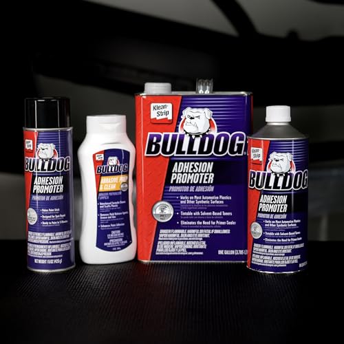 Klean-Strip Bulldog Adhesion Promoter for Plastic, Metal, and Aluminum - Quick Dry No Mix for Paint Prep Jobs - Fills 320 Grit Scratches - 1 Quart