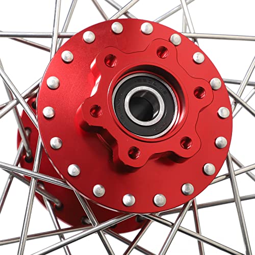 TOFR CNC 14"x2.15" Rear Wheel Rim Hub for Surron Light Bee X LBX - color: Red, size: 14" Rear