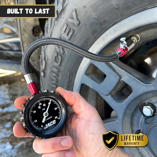 JACO ElitePro-X Tire Pressure Gauge with Lightning Chuck (60 PSI) - size: 60 PSI