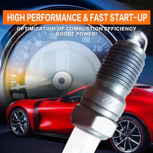 H501 Laser Iridium Spark Plugs – Automotive Replacement Performance Spark Plug,8 Pack