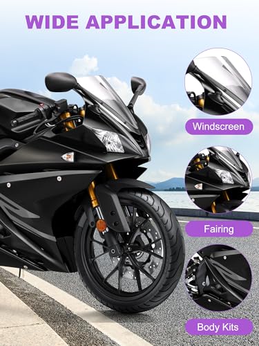 Motorcycle Fairing Bolt Kit Colorful, 195Pcs Stainless Steel M5 M6 - color: colorful