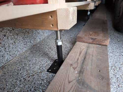 4-Pack Lift Supports,Adjust Supports,Level Supports,Floor Jacks,Adjustable House Jack for The Floor,Mini Screw Jack- Post 6" to 9". - size: 6-9 inch