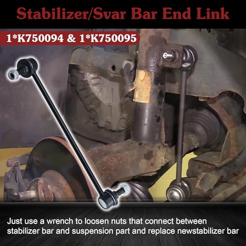 K750094 K750095 Sway Bar Link - Restore Smooth Handling - color: 1*K750094 1*K750095, size: Sway Bar Link