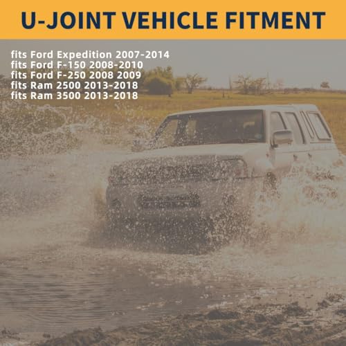 U Joint Front Drive Shaft Universal Joints Kit Replacement for Ford F-150