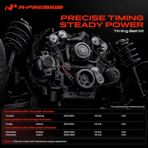A-Premium Engine Timing Belt Kit with Water Pump
