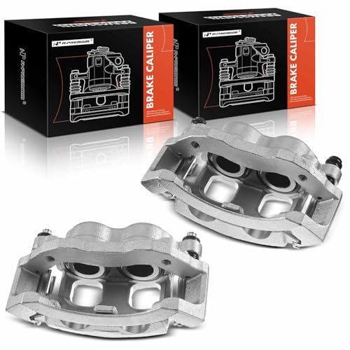 A-Premium Front Disc Brake Caliper with Bracket - style: with 7700 lb GVW Left and Right