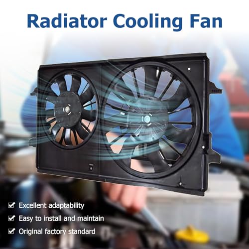 WFLNHB Radiator Cooling Fan Replacement for Pontiac G6 2005-2010 620610