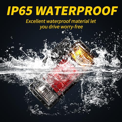Tail Light Bar Kit with Iron Net Protection for Isuzu With Bulbs - color: Tail Lights-G