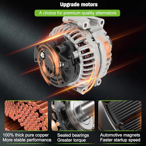SCITOO 200A Alternator Fits For Mercedes-Benz LCV,23248 - size: Small, style: 23248 Alternator