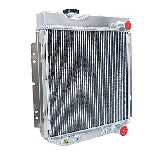 4 Row Radiator For Ford Mustang 1964-1966 Falcon Comet 1960-1965 - size: 4 Row Radiator+CNC 1.3Bar Cap