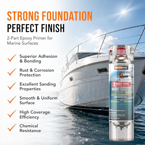 SAMURAI Marine 2-Part Epoxy Spray Primer - Red Oxide - color: Red Oxide