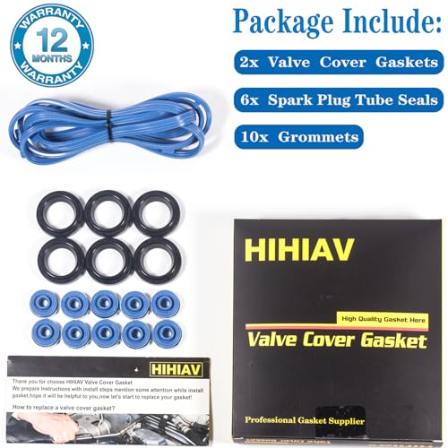 VS50607R for Honda Pilot 3.5 Valve Cover Gasket Odyssey Ridgeline Accord Saturn Vue Acura MDX RLTL 3.5 Valve Cover Gasket 3.0 3.2 3.7L 2003 2004 2005 2006 2007 2008 2009 2010 12341RCAA01 036-1708