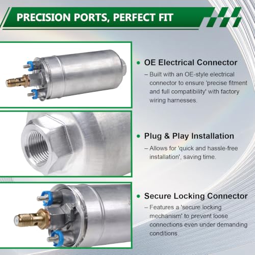12V 200LPH (53GPH) Inline External High Pressure Electric Fuel Pump