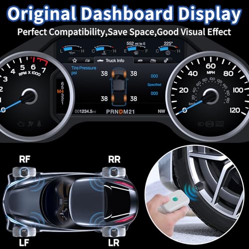 Masoll TPMS Sensors Set of 4 with TPMS19 Relearn Tool for Ford Vehicles