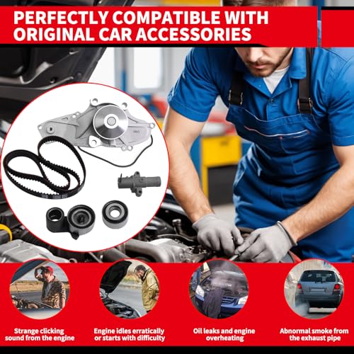 Timing Belt Kit with Water Pump Replacement for: TKH-002 - size: 2008-2018 MDX