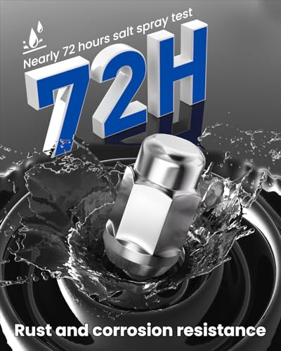 GAsupply 4pcs M12x1.25 Lug Nuts Chrome, 1.38" Tall 3/4" 19mm Hex Cone Seat - color: Silver, size: M12x1.25, style: 4 Pack