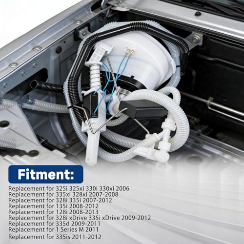 Fuel Filter with Fuel Level Sending Unit Pressure Regulator Replacement for BMW 2006 2007 2008 2009 2010 2011 2012 16117163295