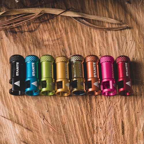 Granite Juicy Nipples Presta Valve Core Remover Caps (Red) - color: Red