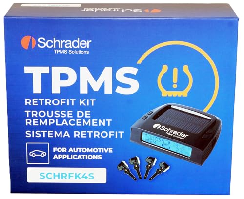 Schrader TPMS Retrofit Kit Designed For Use On Passenger Vehicles and Light Trucks Built Prior to 2008 Without Factory Installed TPMS. Ideal for Off Road Applications and Classic Collector Cars.