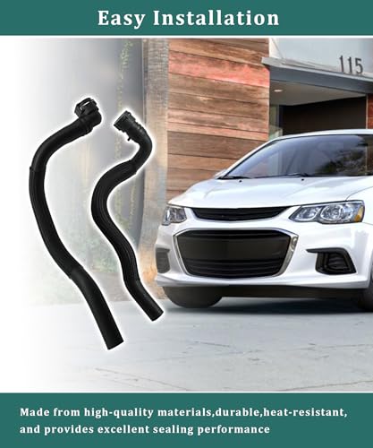 96958206 95492002 Heater Inlet &Outlet Hose Fits for Chevrolet Sonic 2013-2018, With Hose Connector, Replaces 95089363,95089364