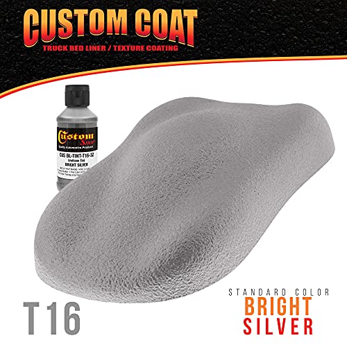 Custom Coat 3 Ounce, Bright Silver, Bed Liner Tint Concentrate - color: Bright Silver, size: 3-Ounce (Pack of 1)